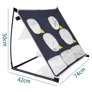 Filet d'entraînement au chipping de <span class=keywords><strong>golf</strong></span> Filet de balançoire et de frappe multi-cibles Fournitures d'entraînement intérieures et extérieures Portable et facile à ranger - Product Image 4