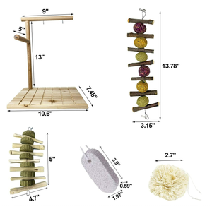<span class=keywords><strong>Bunny</strong></span> çiğnemek oyuncaklar diş taşlama tavşan ahşap Scratch kurulu ayak pedi platformu küçük hayvanlar oyun oyuncak kobay Hamsters evcil - Product Image 6
