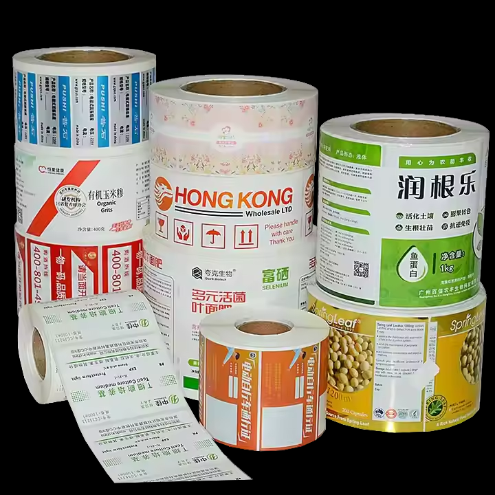 Popsicle Packaging Labels Custom Personalized Self Adhesive Waterproof Moisture-Proof Paper Stickers for Wine Beer QR Code Logo