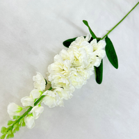 Bunga Delphinium Sutra Buatan Tunggal 92cm Warna-warni untuk Dekorasi Pernikahan