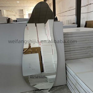 <span class=keywords><strong>Specchio</strong></span> da Parete Personalizzato a Tutta Altezza, Lungo, <span class=keywords><strong>Asimmetrico</strong></span>, per Camera da Letto, Senza Cornice, Irregolare - Product Image 3