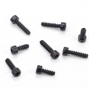 Factory Direct Supply Black Oxide Hex Socket Head Cap Self Tapping <b>Screws</b> with <b>Flat</b> Tail M2 M3 M4 M5 Various Sizes Metric System - Product Image 5