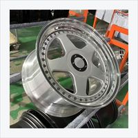 Jeu de jantes forgées deux pièces, concaves profondes, à monter sur vis, entraxes 5x100 5x108 5x112 5x114.3 5x120 5x130, en alliage d'aluminium OZ Futura