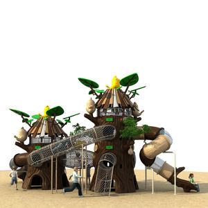 आउटडोर टॉडलर प्लेग्राउंड उपकरण मनोरंजन बच्चों के लिए मजेदार पार्क उच्चारण ldpe सामग्री आयु 3 + en71 प्रमाणित 5 बच्चों की क्षमता - Product Image 1