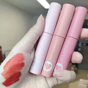 3 Color/Set Girly Velvet Lip Glaze Long Lasting Matte All-match Color Liquid Lipstick Girly Holiday gift box Lip Gloss Makeup