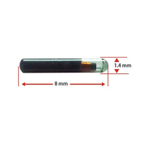 Microchip RFID/NFC con Sensor de Temperatura de Tipo Inyección para Mascotas, Etiqueta de Identificación para Rastreo de Animales, Etiqueta RFID Blanca, Otros Productos para Mascotas, Lector RFID