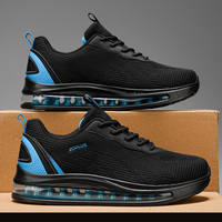 Chaussures décontractées tendance pour hommes, style marche, respirantes, antidérapantes, toutes saisons, avec empeigne en maille – Grande vente