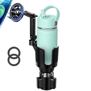 WOHEFU manyetik araba bardak tutucu katlanır içecek depolama raf genişletilebilir baz 2 1 araba fincan manyetik telefon dağı tutucu - Product Image 1