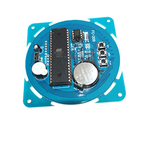 Kit de Reloj Digital LED Creativo OKY3398 con Pantalla Roja Giratoria DS1302 para Aficionados a la Electrónica - Product Image 4