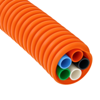 Gaine de protection extérieure en PEHD à faible friction pour câble COD, bobine SN4 SN8 de 100 m pour conduit de câble souterrain de télécommunications à fibre optique