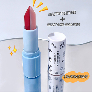 O'CHEAL lipstik dua warna Matte halus, Pelembab Bibir berubah warna hangat, lipstik tahan air - Product Image 2