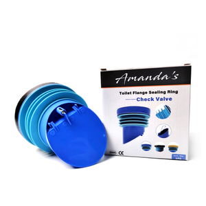 แหวนซีลกันกลิ่น 3 ชั้น ป้องกันการไหลย้อนกลับ ป้องกันแมลงสาบ สำหรับขอบโถสุขภัณฑ์ - Product Image 1