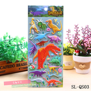 2026 School Boys DIY Gifts Cartoon Cute <b>Foam</b> 3d Puffy Stickers Dinosaur for Kids - Product Image 4