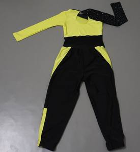 लड़कियों की हिप हॉप वेशभूषा बच्चों की लंबी आस्तीन शर्ट डांस करती हैं हिप हॉप - Product Image 5