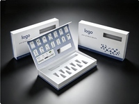 Boîte cadeau magnétique personnalisée avec logo d'usine, recyclable, tailles variées, avec vernis UV holographique pour emballage de stylos réutilisables