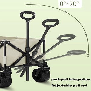 Taşınabilir Elektrikli Kamp Arabası Motorlu Açık Hava Bahçe Plaj Arabası Katlanabilir Balıkçılık El Bagajı Arabası Alışveriş ve Depolama - Product Image 6