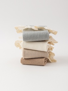 Collants pour enfants QY populaires en mélange de coton avec dentelle, chauds, souples, extensibles et respirants pour nouveau-nés - Product Image 2
