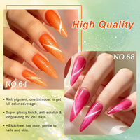 Kit de Gels Ongles Effet Œil de Chat Néon 2026 Sans HEMA, Gel Magnétique Fluorescent Pailleté 15ml, Vernis à Ongles UV LED Soak Off Marque Privée pour Salon