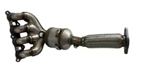 Fournisseur direct d'usine, système d'échappement automobile de haute qualité, convertisseur catalytique à montage direct, acier inoxydable 409, garantie 1 an