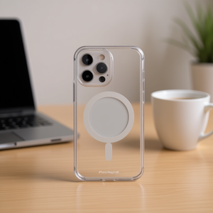 Custodia Magnetica Trasparente DAM con Colore per iPhone 16 Compatibile - Product Image 2