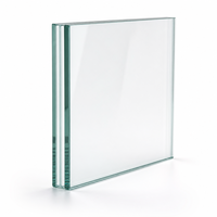 Panneaux de verre trempé stratifié transparent 10mm 12mm, verre de sécurité renforcé pour cloisons de bureau, murs rideaux, serres de haute qualité