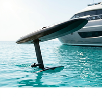 Prix Réduit Hydrofoil Électrique Noir Mat Carbone Haute Puissance Jet IP68 8KW 7000 RPM CE MSDS Stock Local USA UE UK