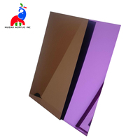 Feuille acrylique miroir coloré Pmma d'épaisseur différente