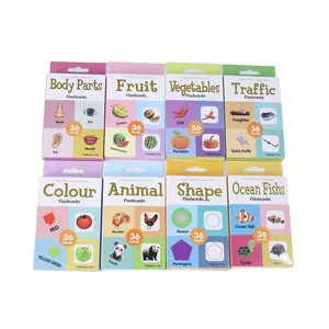 0-6 Years Old Educational Cognitive Card Early Childhood Education Enlightenment Literacy Picture Card