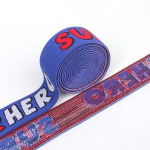 Cinta Elástica Jacquard para Ropa Interior, Banda Elástica para Cintura con Logotipo, Fabricada por Soft Webbing - Product Image 2