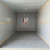 Conteneur d'expédition pliable, maison préfabriquée en kit, mini-maison portable, maisons conteneurs en capsule, bureau conteneur préfabriqué