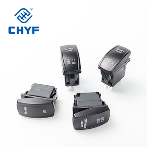 Chyf IP67 không thấm nước chiếu sáng LED Rocker Thiết bị chuyển mạch 5pin 12V 24V 220V dpst nút thiết bị chuyển mạch ON-OFF-On cho xe Thuyền biển - Product Image 4