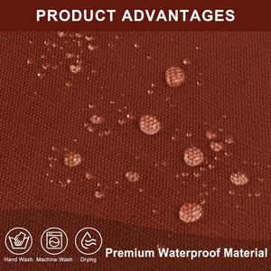 Waterproof Washable Linen Dog Bed Cover Luxury Style Print Sustainable All Seasons Rectangle Portable Pet Backseat <b>Mat</b> Carton - Product Image 3