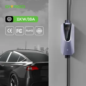 Ovrod Electric Charger Car Station Ev Charge 11Kw Portable Ev Charger Home Electric Type2 For Ac Ev Charger Station