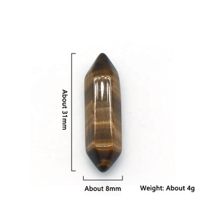 Bán buôn có thể tùy chỉnh 3cm tự nhiên hỗn hợp thạch anh tím Rose thạch anh pha lê chữa bệnh trang trí Đôi Chấm dứt pha lê điểm - Product Image 3