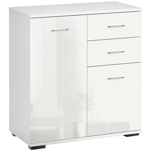 <span class=keywords><strong>Credenza</strong></span> Moderna per Sala da Pranzo, Mobile Laterale Bianco per <span class=keywords><strong>Cucina</strong></span>, Madia <span class=keywords><strong>Credenza</strong></span> Moderna - Product Image 1
