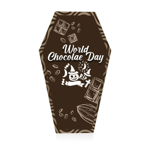 Custom Recyclable Cardboard Boxes Coffin Shaped Candy Packaging Box for <strong>Halloween</strong> <strong>Chocolate</strong> - Product Image 2