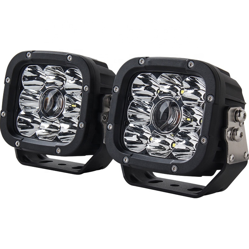 50W 5 Inch Square Driving Light Off Road Spotlight Waterproof Brightness Headlight 4x4 Led Work Light Auto Lighting Lamp