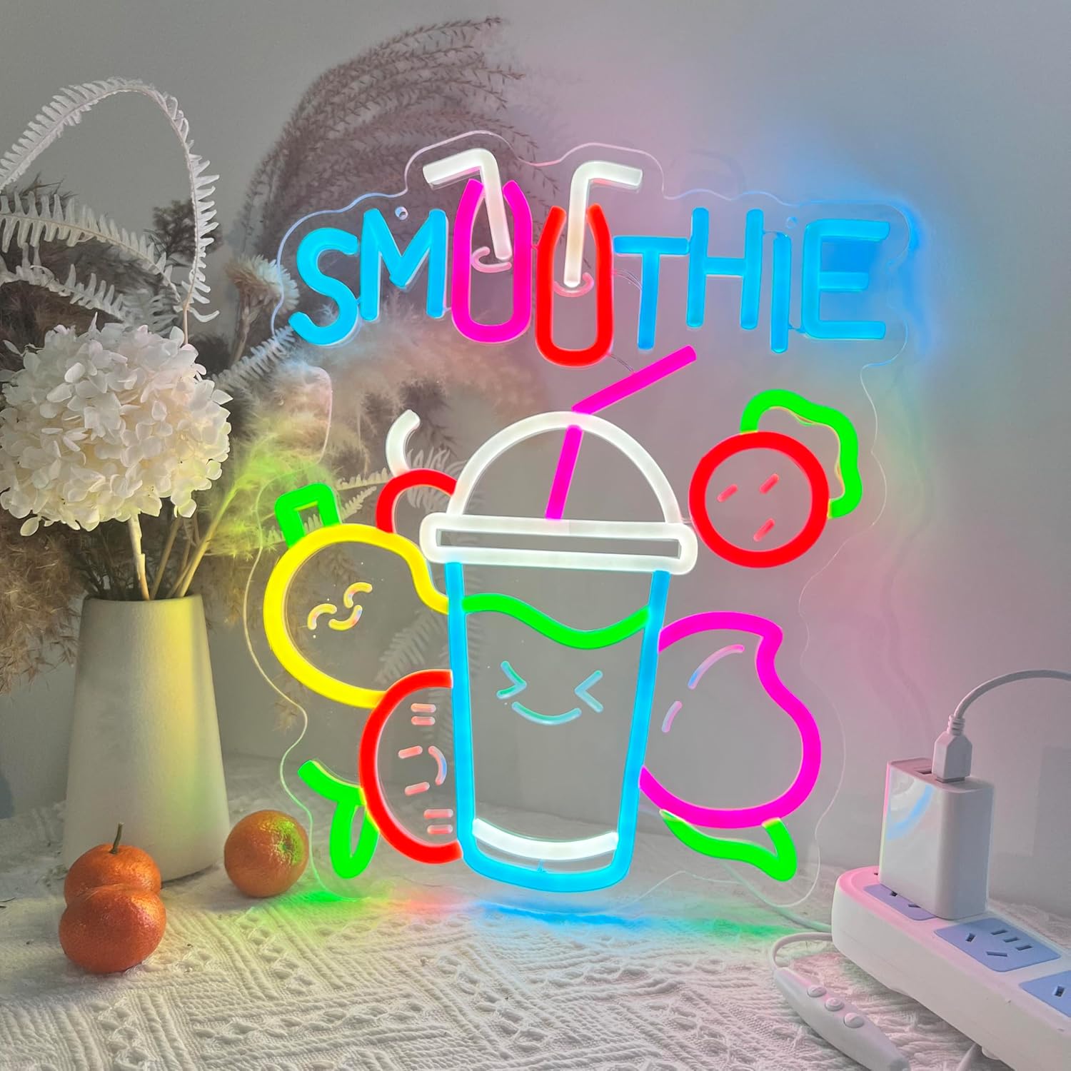 Неоновая вывеска с USB