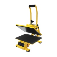 Nouvelle presse à chaud portable CH1816 500W, taille de transfert 23x30cm, 110V/220V, argentée, pour T-shirts, coques de téléphone et plus encore