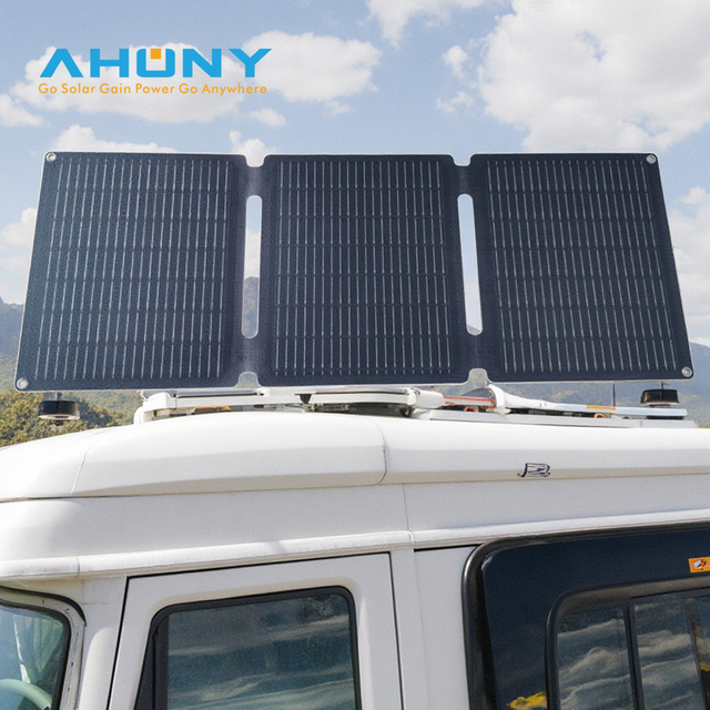 2 Usb Ports 35W Solar Charger (12V3A Max) Portable Foldable Solar Panel 25% Efficiency CE Certified Camping Waterproof
