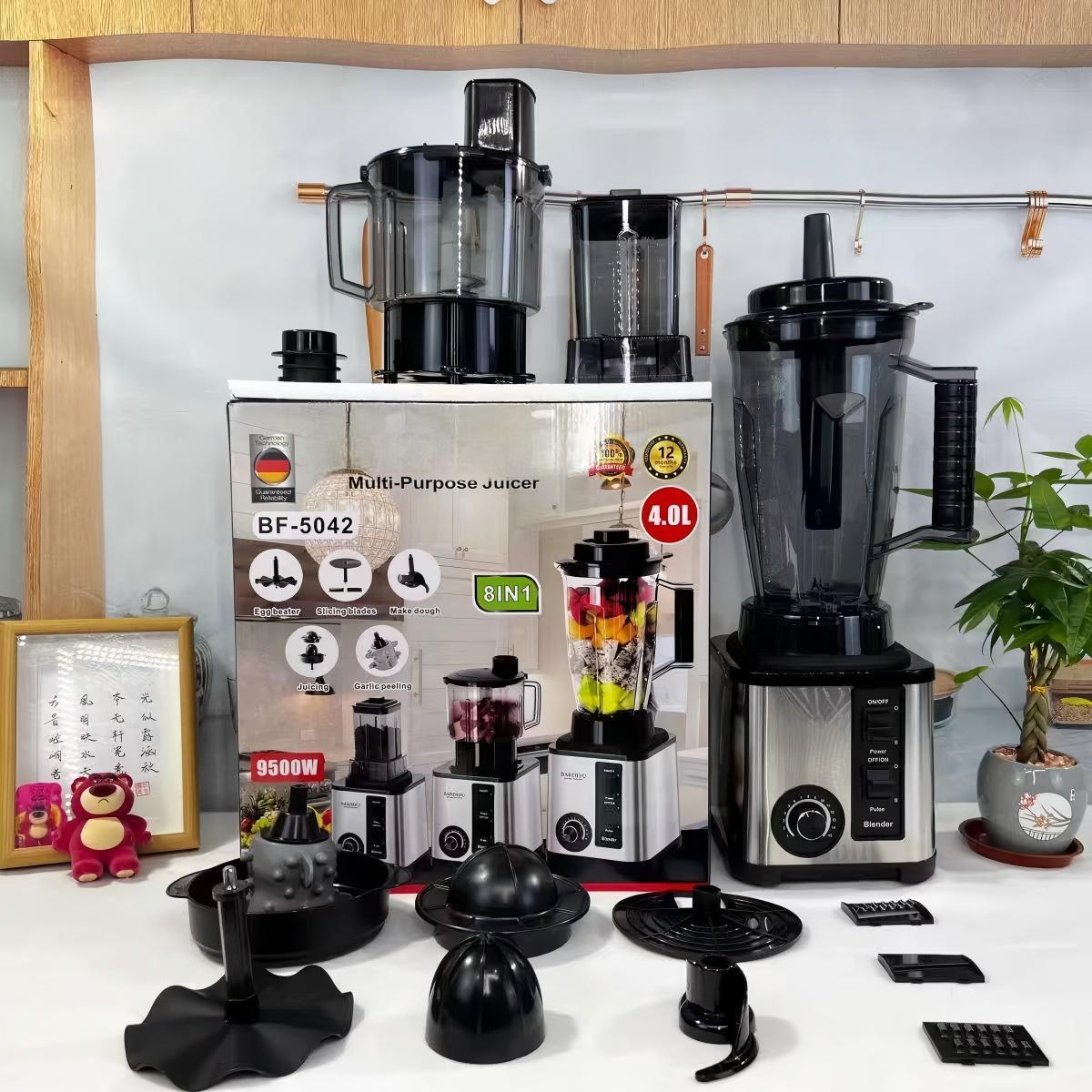 6 in 1 8 in 1 Bardefu Blender 3L 4L 9500W Heavy Duty Mixeur Blender Food Processor Blender Machine Juicer Machine · image 5