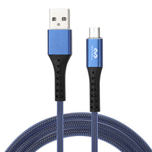 Câble <span class=keywords><strong>de</strong></span> données tressé en gros, micro USB, filet <span class=keywords><strong>de</strong></span> pêche, charge rapide 2.4A, câble <span class=keywords><strong>de</strong></span> chargeur <span class=keywords><strong>de</strong></span> téléphone portable <span class=keywords><strong>de</strong></span> type C - Product Image 2