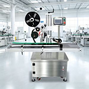 Máquina Automática para Etiquetar Tapas de Latas y Cajas de Plástico, Alta Productividad, Etiquetas Autoadhesivas, Superficie Superior Profesional - Product Image 1