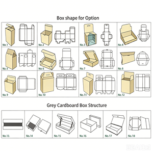 Boîte cadeau en papier kraft brun personnalisée en usine, boîte cadeau en papier avec fenêtre transparente en PVC pour l'emballage - Product Image 3