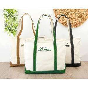 Bulk Supply for Supermarkets Eco Friendly <b>Canvas</b> Shopping Bag Reusable Cotton Tote Bag with Custom Printing - Product Image 2