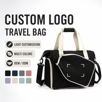 Sac de sport personnalisé en sergé imperméable pour pickleball avec compartiment à chaussures, couleur personnalisable, OEM