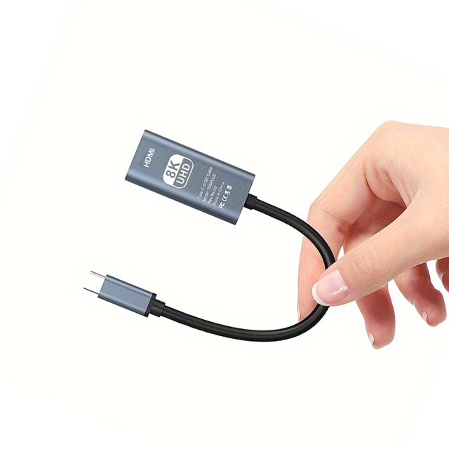 Support 8k 4k 1080p 60hz 30hz Typc C Game Video Recording Output Video Capture Card HDMI Type C to HDMI Female Cable Adapter