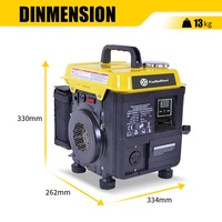 Générateur Inverter à Essence Mini TieKeHan 650W~1.3kW Puissant avec Démarreur à Lanceur 50Hz Usage Domestique Sortie Simple 230V