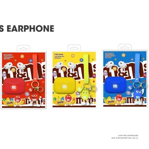 Écouteurs sans fil TWS K108, étui de protection sur le thème de M&M's, BT 5.4 - Product Image 2