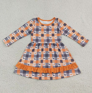 Ensemble prêt à expédier pour bébés filles : barboteuse à fermeture éclair, haut à manches longues et pantalon, imprimé nœuds, collection automne - Product Image 4